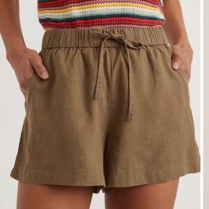 Marine Layer Beach Drawstring Shorts in Olive, Size M EUC